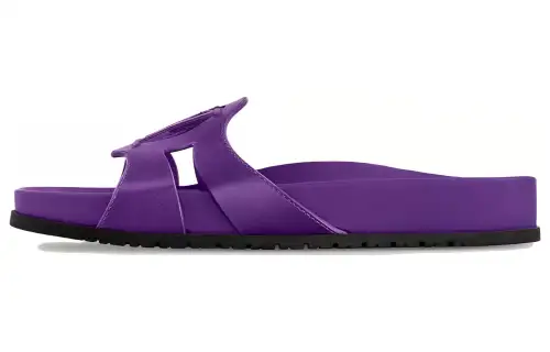 LOUIS VUITTON Isola Slide Slippers Women's Purple