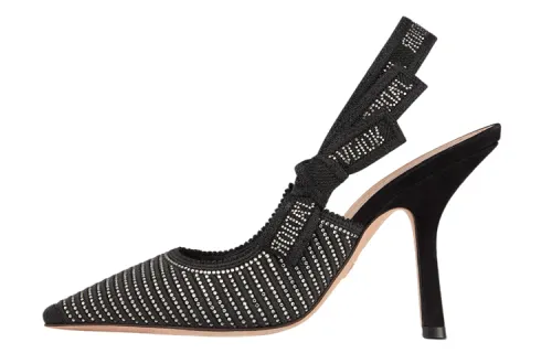 DIOR J'Adior Slim Heel High Heels 10cm Women's Black
