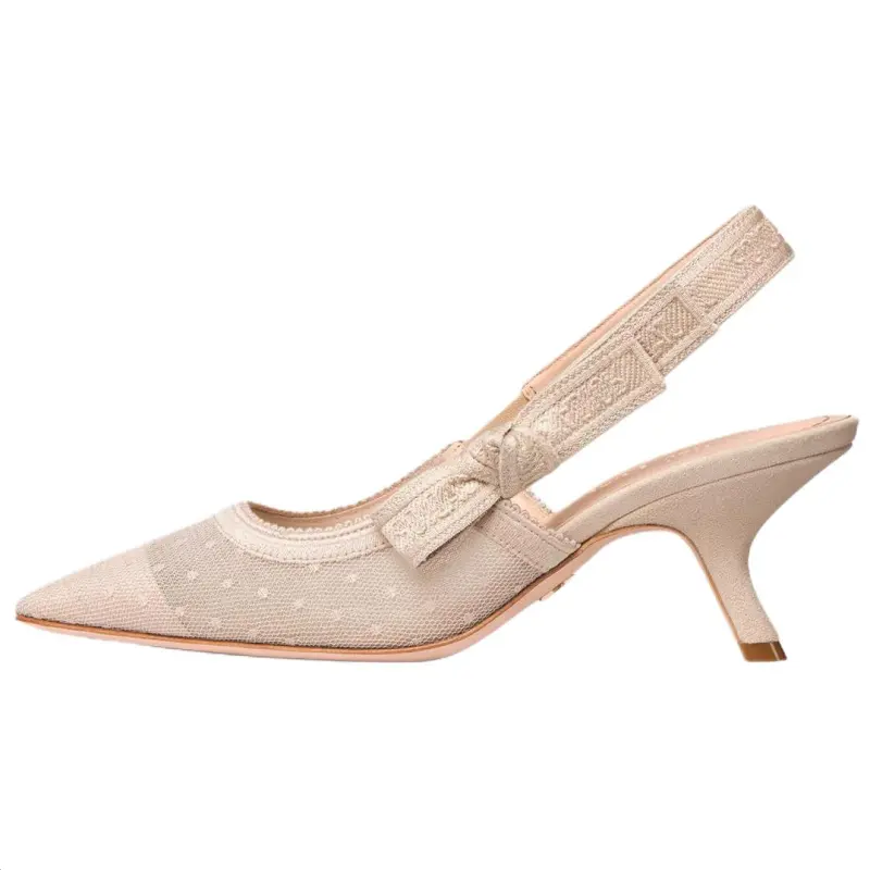 DIOR J'Adior Slim Heel High Heels 6.5cm Women's Nude Pink