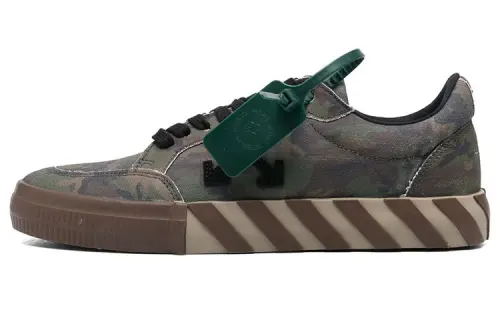 OFF WHITE Vulc Low Camouflage Brown