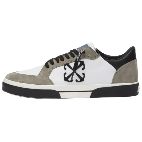 OFF WHITE New Low Vulcanized White Beige Black
