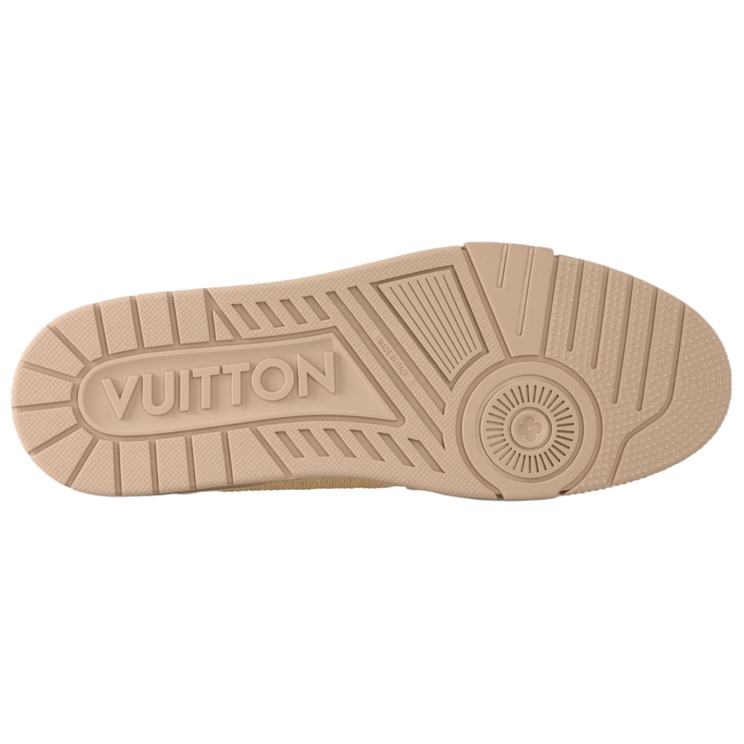 Мужские кеды Louis Vuitton Trainer (бежевые) — фото 6