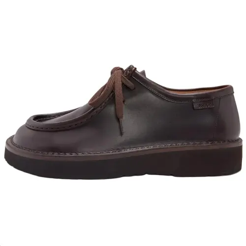 LOEWE Faro Cow Leather Casual Shoes Men's Brown