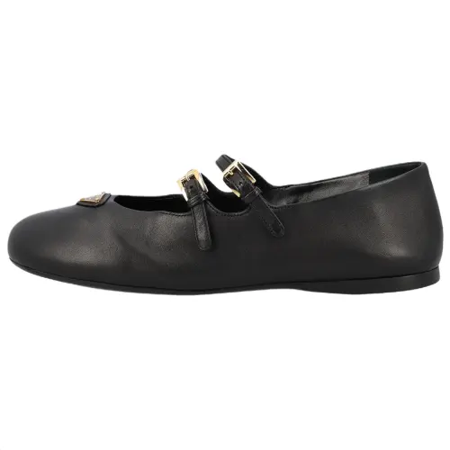 PRADA Flat Mary Jane Shoes Women's Black