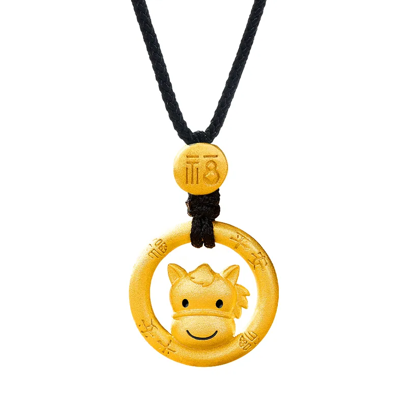Lao Feng Xiang 925 Sterling Silver Necklaces Unisex