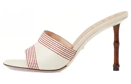 GUCCI Slide Slippers Women's White