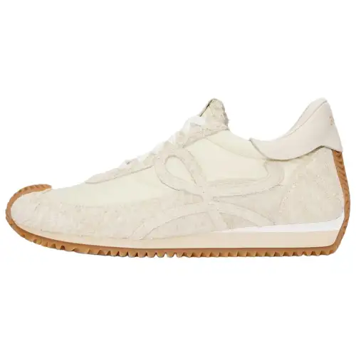 LOEWE Flow Runner Leather Low top Casual Shoes Men's Beige