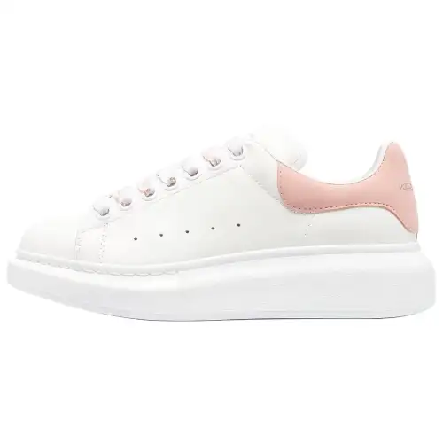 Alexander McQueen Oversized Low Top Sneakers 'White Pink' Women's
