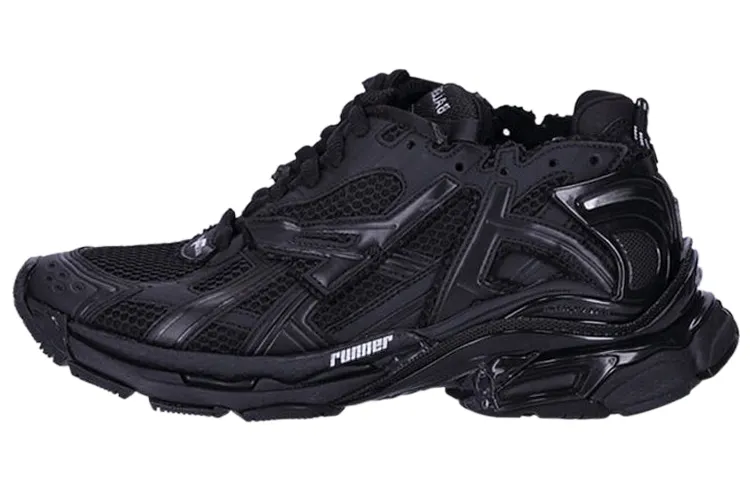 Balenciaga Runner Sneakers 'Matte Black Mesh And Nylon'