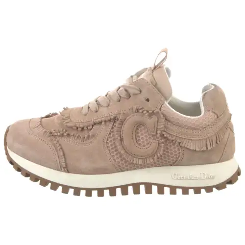 DIOR C'est Dior Mesh Low top Casual Shoes Women's Light Brown
