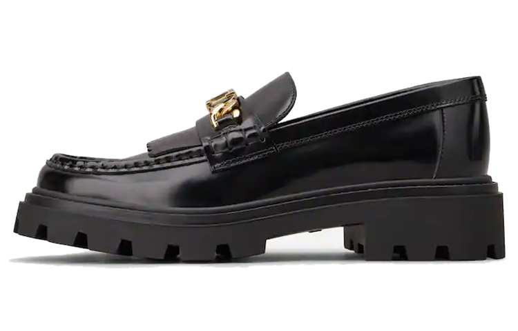 TOD'S Logo Plaque Chunky Loafers Women's