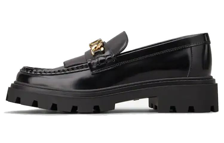TOD'S Logo Plaque Chunky Loafers Women's