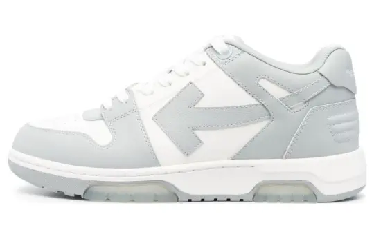 OFF-WHITE Out Of Office leather sneakers