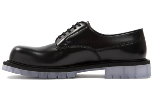 Bottega Veneta Contrast Sole Casual Shoes Men's Black
