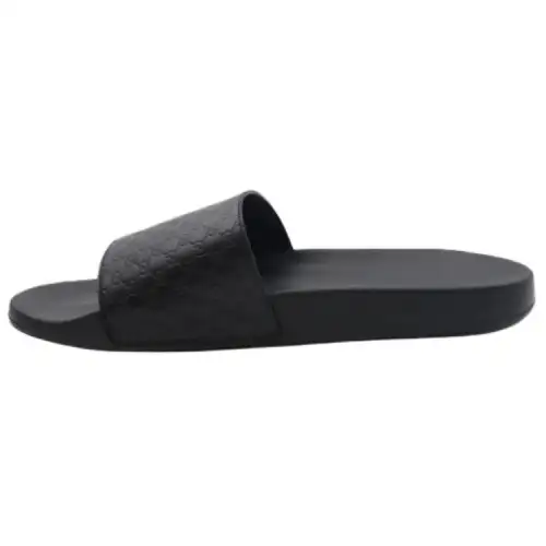 Gucci Wmns MicroGUCCIssima Slide 'Black' Women's