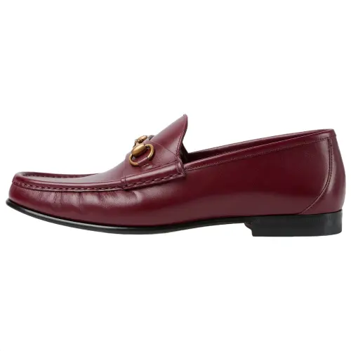 Gucci 1953 Horsebit Leather Loafer 'Rosso Ancora'