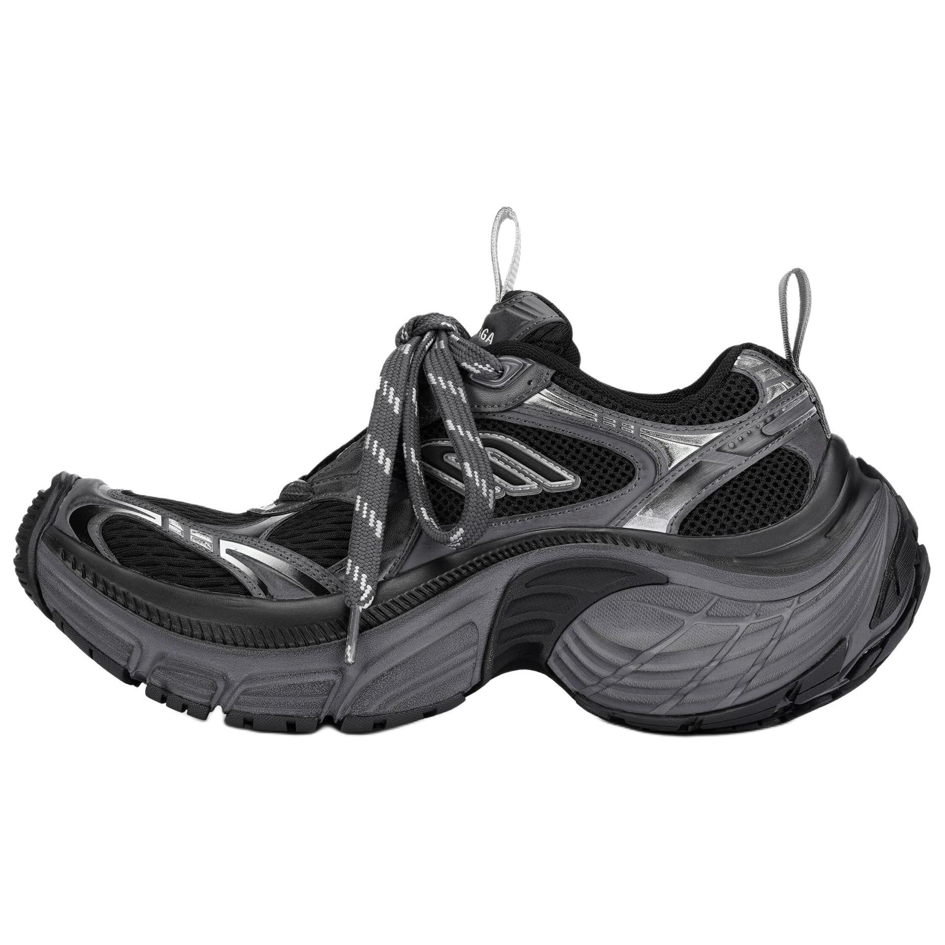 Balenciaga 6XL Low top Chunky Sneakers Men's Black & Gray