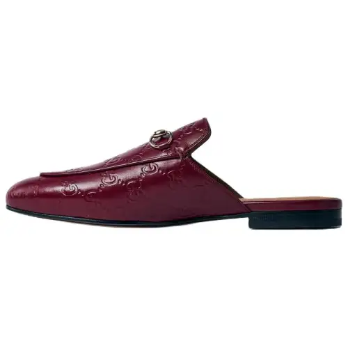 GUCCI Closed Toe Slippers Women's Red
