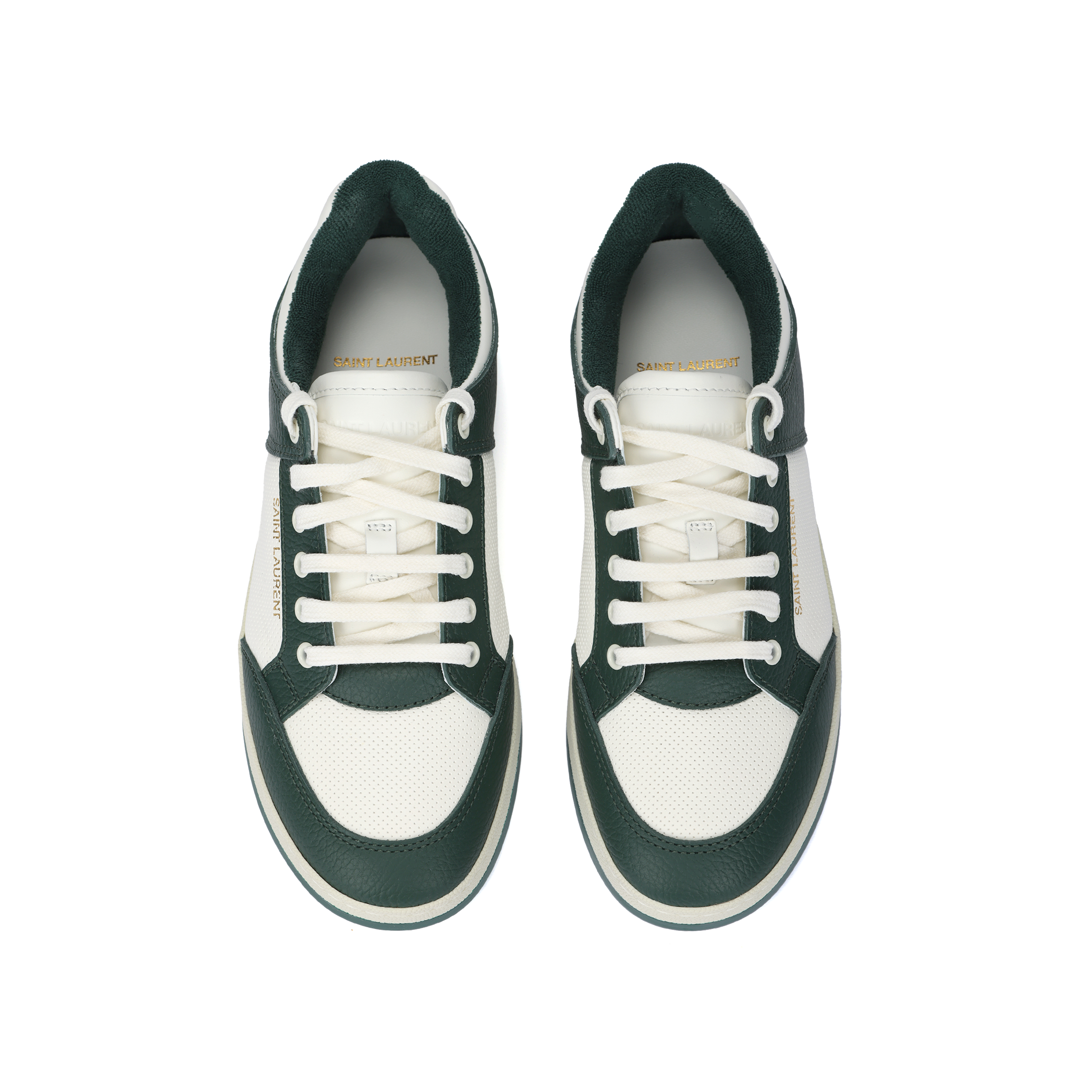 SAINT LAURENT SL/61 Round Toe Low Top Sneakers