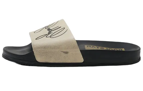 Golden Goose Rubber Stylish Sandal Men's Black White
