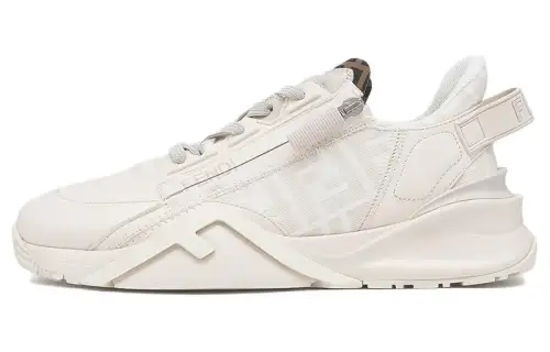FENDI Flow Low-Top Sneakers White