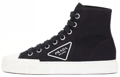 PRADA High top Canvas Shoes Women's