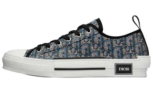 DIOR B23 Low top Skateboard Shoes Men's Blue
