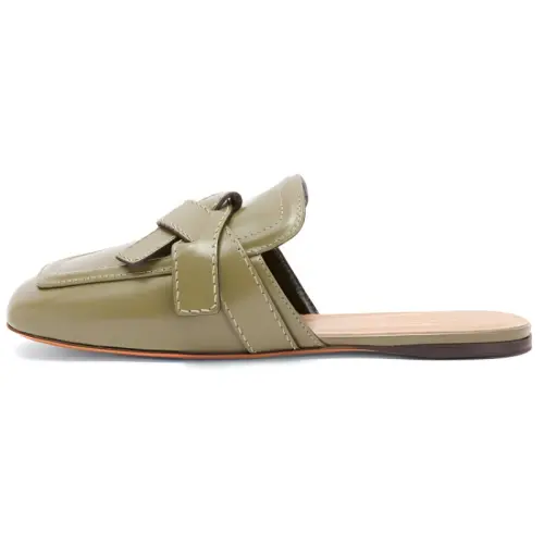 LOEWE Gate Closed Toe Slippers Women's Green