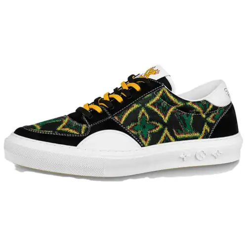 LOUIS VUITTON Ollie Sneakers 'Black Green Yellow'