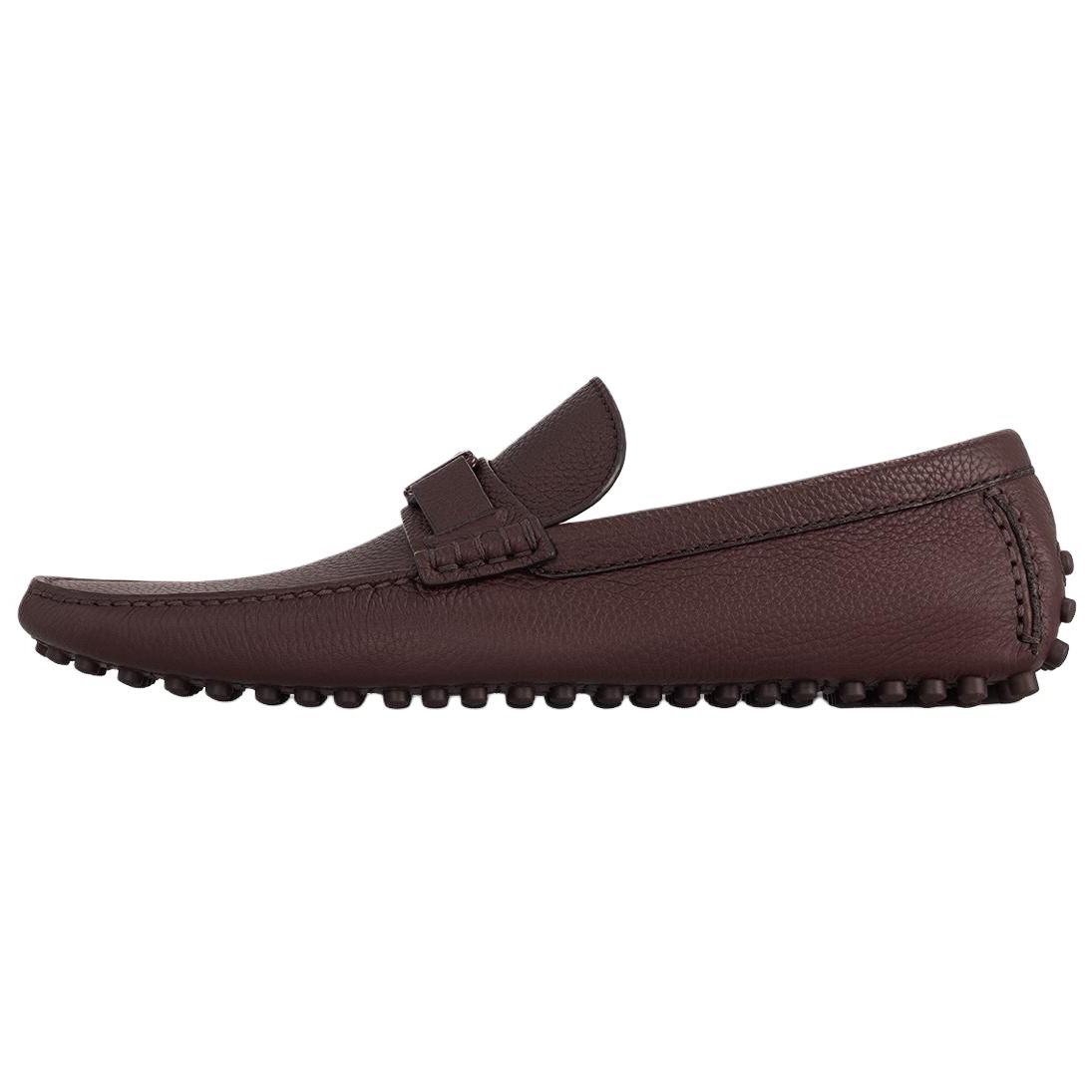 LOUIS VUITTON Hockenheim Gommino Loafers Men's Russet