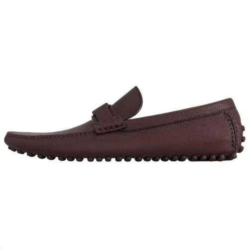 LOUIS VUITTON Hockenheim Gommino Loafers Men's Russet