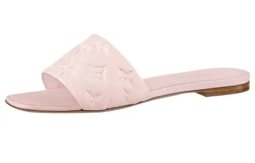 LOUIS VUITTON Revival Slide Slippers Women's Pink