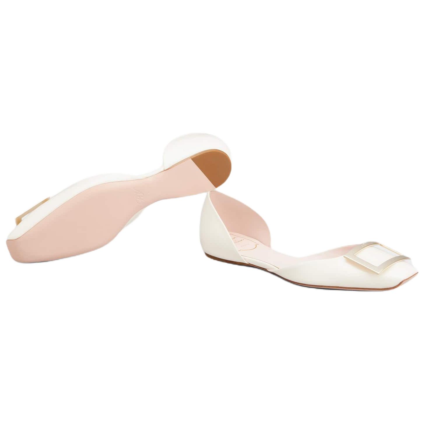 Roger Vivier Trompette Dorsay Women's Casual Shoes Women's White