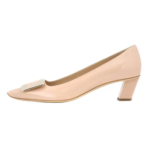 Roger Vivier Belle Vivier Chunky Heel High Heels 4.5cm Women's Pink