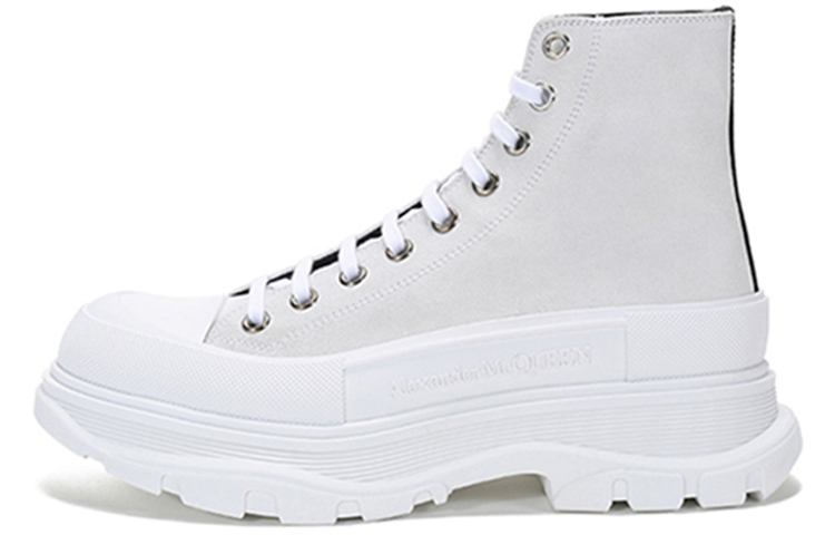 Мужские ботинки Alexander McQueen Tread Slick (белые)