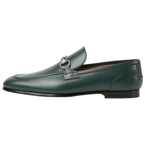 GUCCI Jordaan Loafers Men's Dark Green
