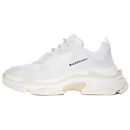 Balenciaga Triple S Low top Casual Shoes Women's White