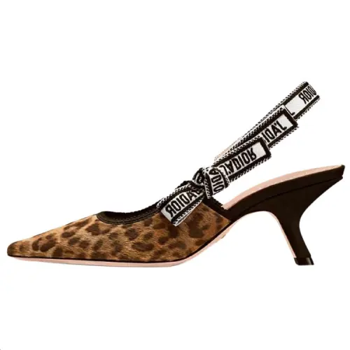 DIOR J'Adior Cow Leather High Heels 6.5cm Women's Camel
