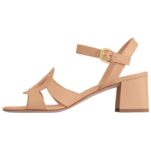 LOUIS VUITTON Isola One Strap Sandals 5.5cm Women's Light Brown