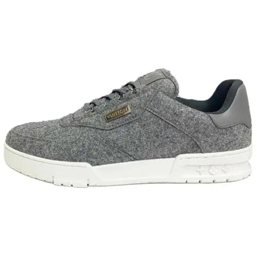 LOUIS VUITTON Trainer Low top Skateboard Shoes Men's Gray