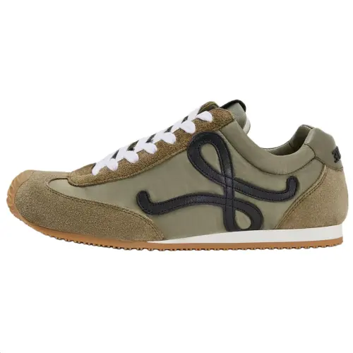 LOEWE Ballet Runner 2.0 Low top Life Casual Shoes 2cm Men's Light Khaki