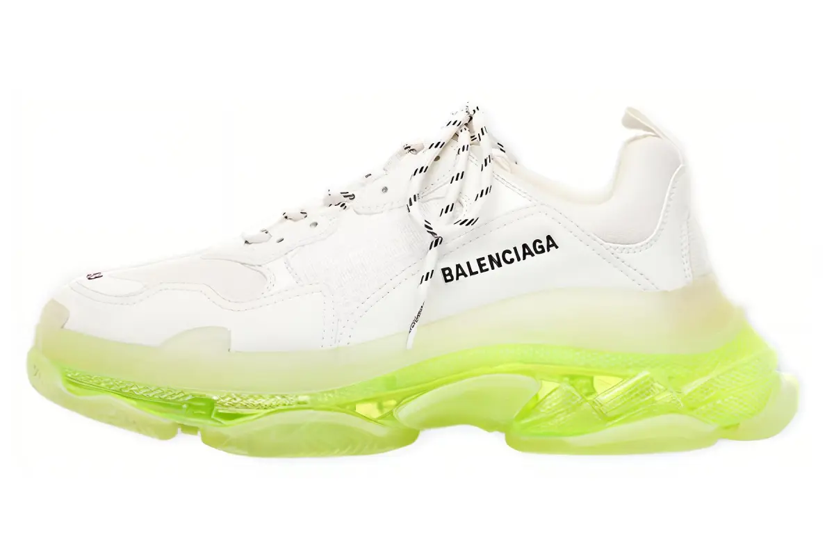 Balenciaga Triple S Clear Sole White Fluo Yellow