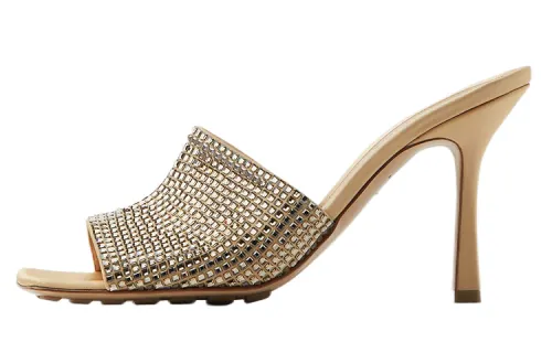 Bottega Veneta Stretch Slide Slippers Women's Sucrose