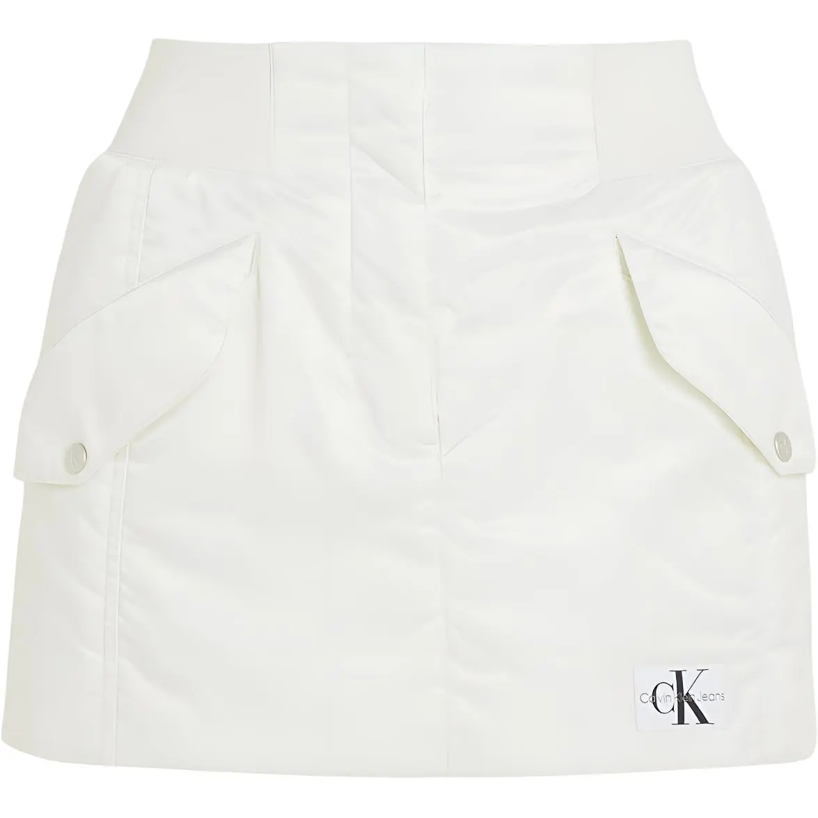 CALVIN KLEIN Casual Short Skirts Europe Version Women's Light Yellow