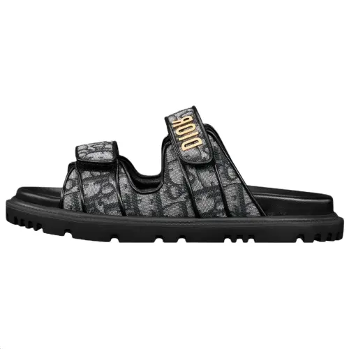 DIOR DiorAct Slide Slippers Women's Gray
