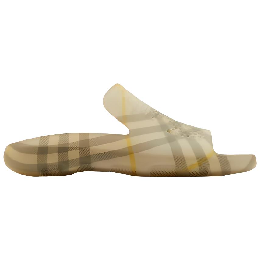 Burberry Slide Slippers Men's Beige