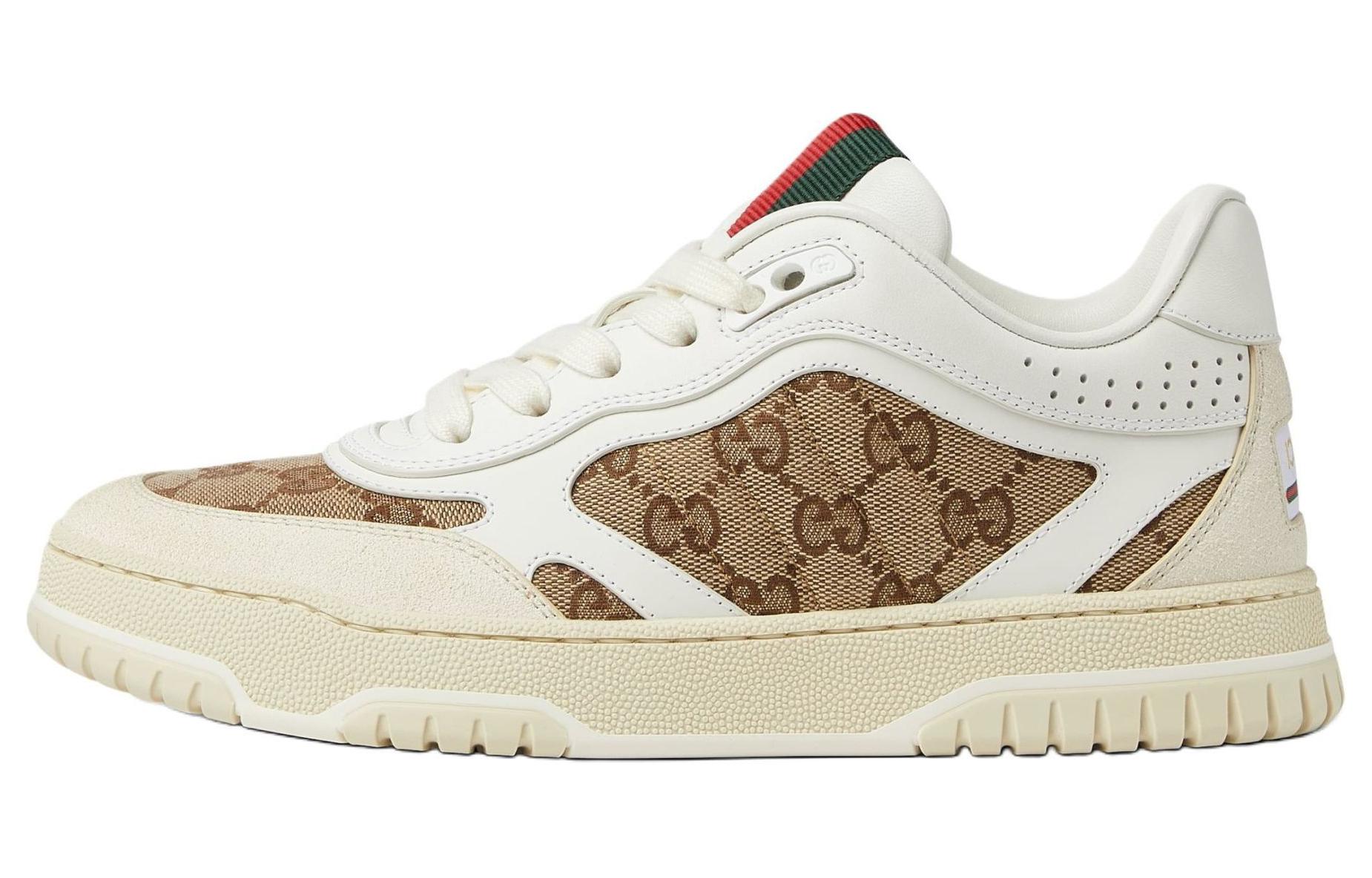 Gucci Wmns Re-Web Sneaker 'GG Canvas - White Beige' Women's