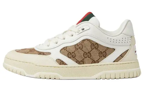 Gucci Wmns Re-Web Sneaker 'GG Canvas - White Beige' Women's