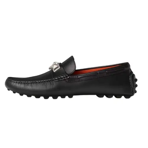 HERMES Men's Casual Shoes Men's Black