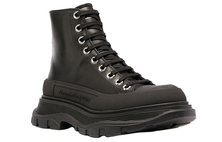 Женские ботинки Alexander McQueen Tread Slick (черные) — фото 3